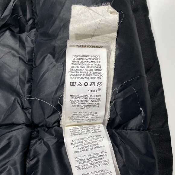 Polo Ralph Lauren Faux Fir Trimmed Hooded Puffer Parka Jacket size Large (14-16) - Picture 11 of 13